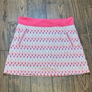 Daily Sports Preppy Patterned Skort